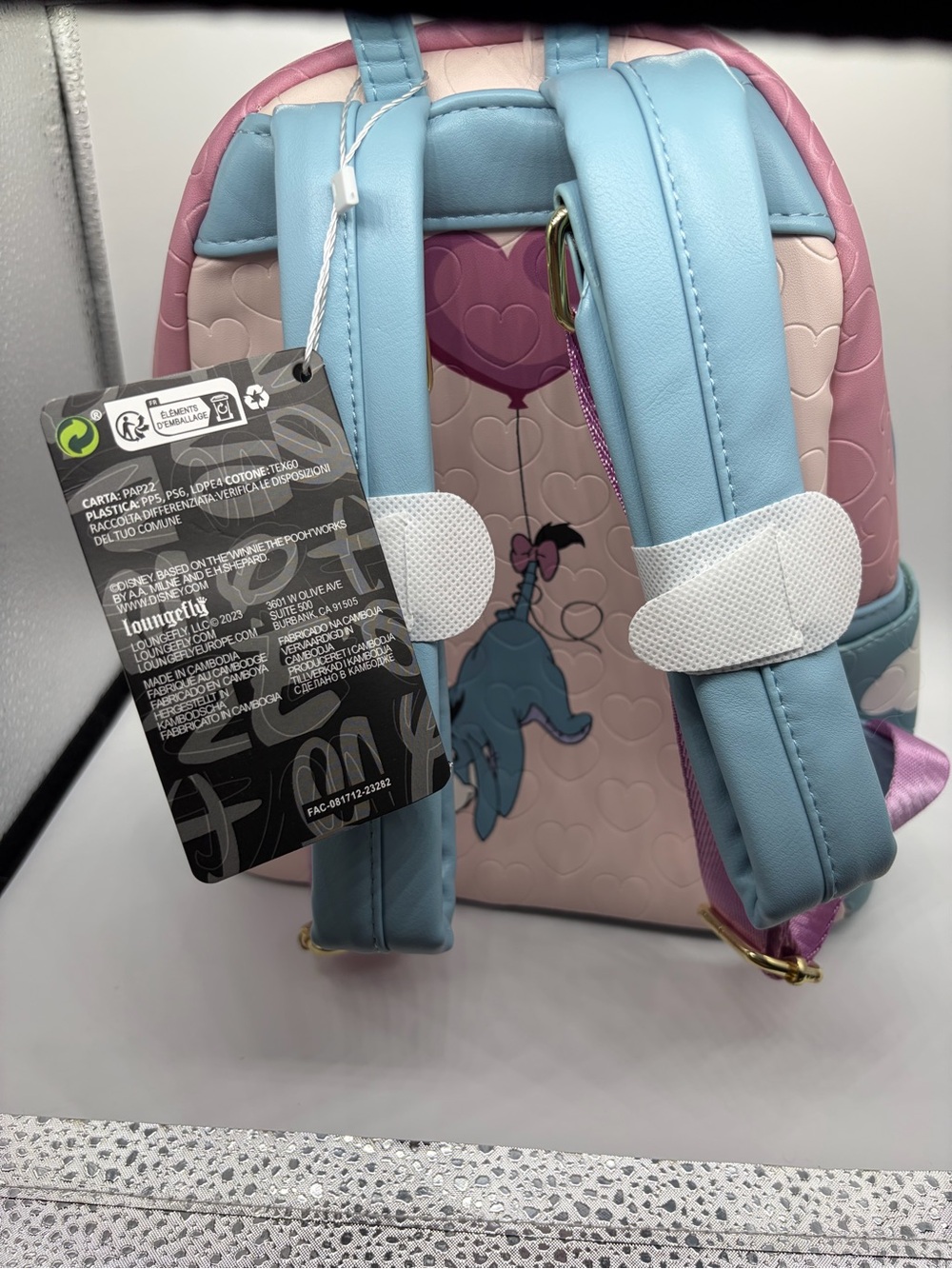 Loungefly Eeyore Balloon Mini Backpack - Picture 6 of 7